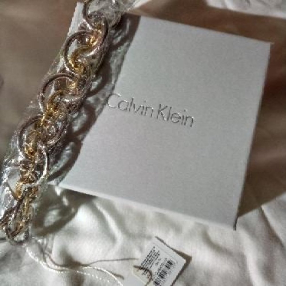 CALVIN KLEIN - "Forward" Yellow PVD Stainless Steel Bracelet